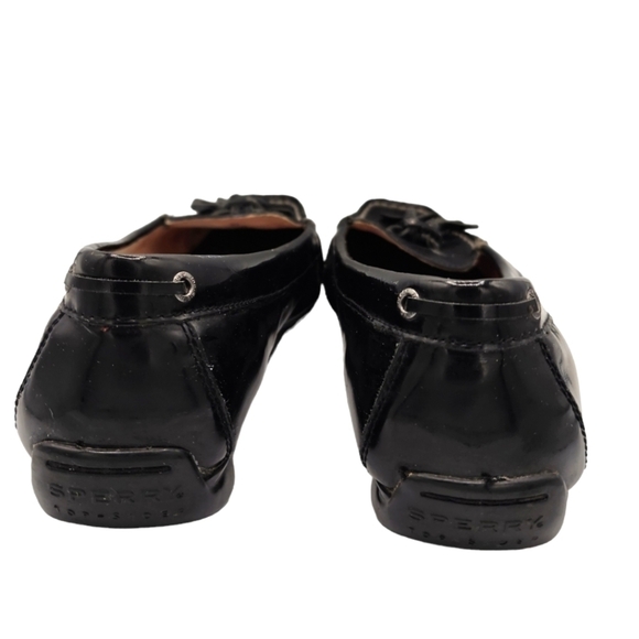 Sperry Top-Sider Size 9M Black Patent Leather Loafers - Picture 4 of 6